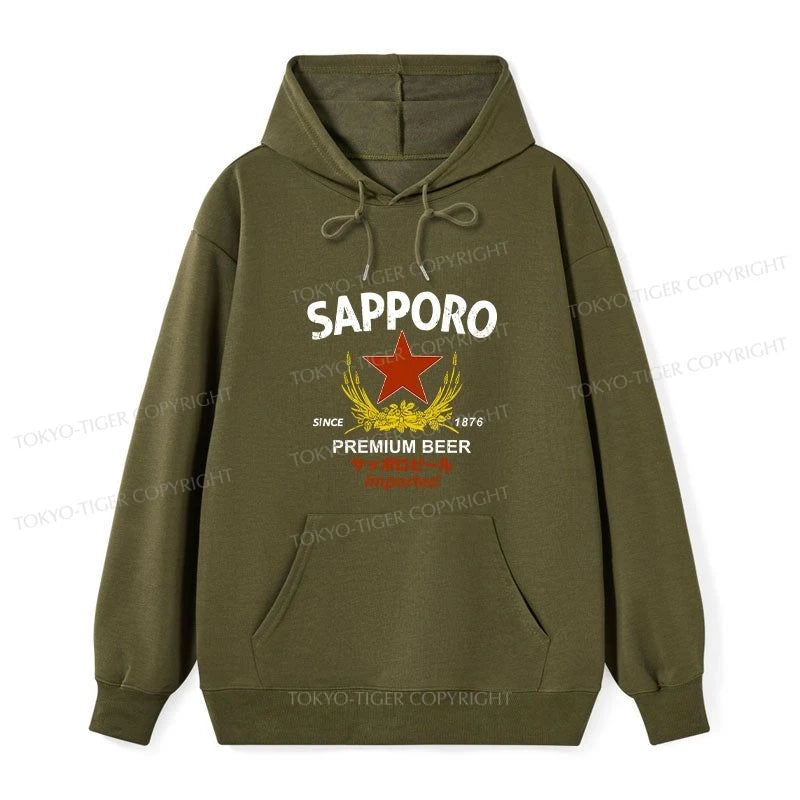 Tokyo-Tiger Sapporo Beer Essential Classic Hoodie