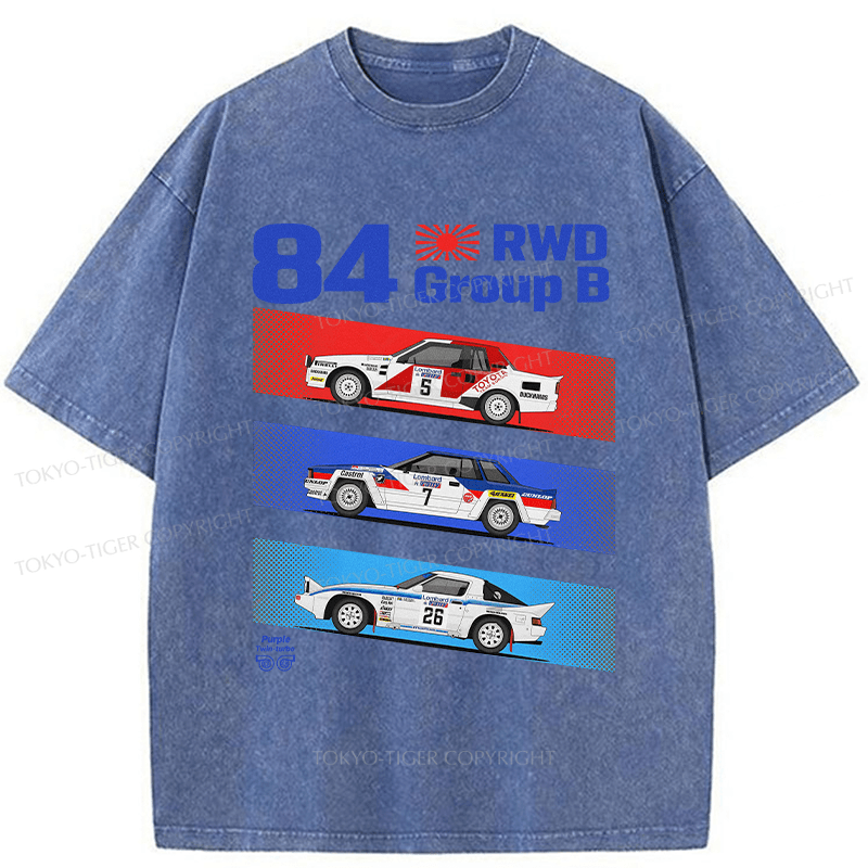 Tokyo-Tiger RWD Group B Japanese Washed T-Shirt