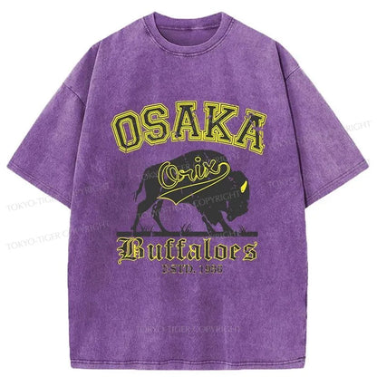 Tokyo-Tiger Orix Buffaloes Japanese Washed T-Shirt