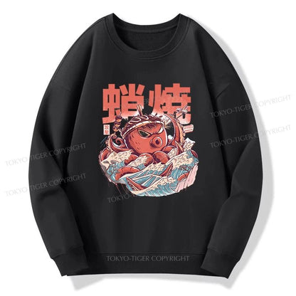 Tokyo-Tiger The Great Wave Takoyaki Japanese Sweatshirt