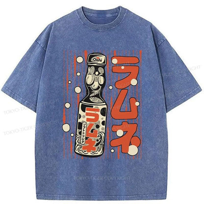 Tokyo-Tiger Lemon Squash Japanese Washed T-Shirt