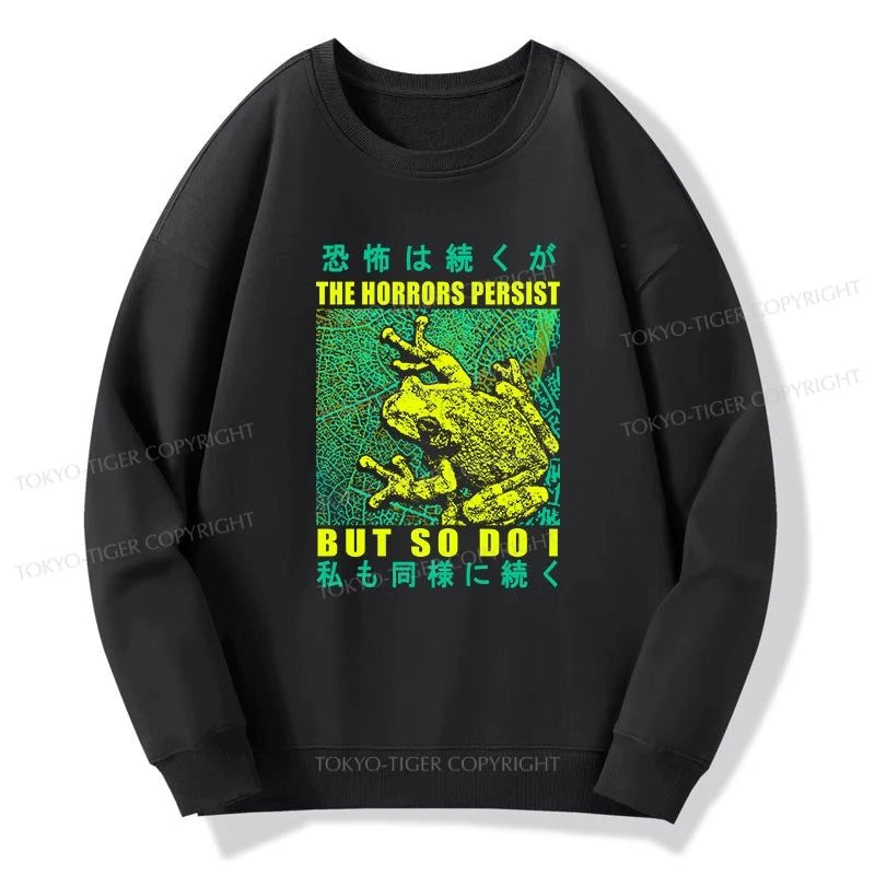 Tokyo-Tiger The Horrors Persist Forg Sweatshirt