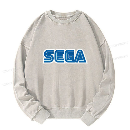 Tokyo-Tiger Sega Logo Washed Sweatshirt