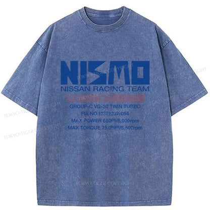 Tokyo-Tiger Nismo Logo Japanese Washed T-Shirt