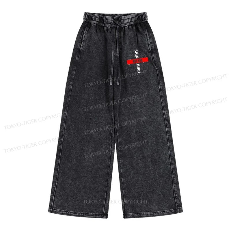 Tokyo-Tiger Shinjuku Prefecture Japan Washed Sweatpants