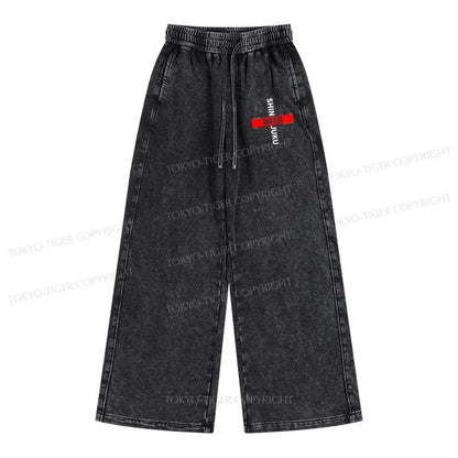 Tokyo-Tiger Shinjuku Prefecture Japan Washed Sweatpants