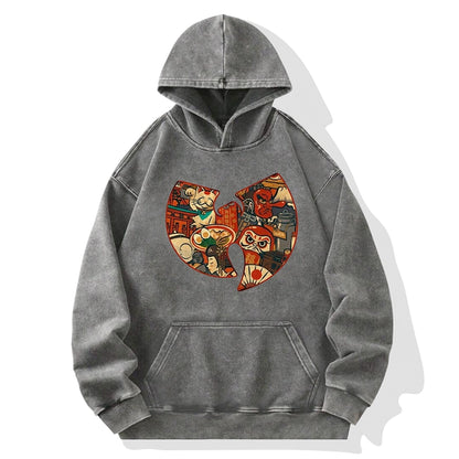 Tokyo-Tiger Wutang Clan Japanese Washed Hoodie