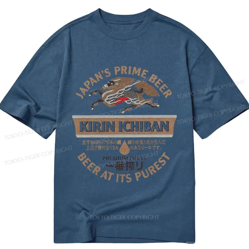 Tokyo-Tiger Kirin Ichiban Beer Japan Classic T-Shirt