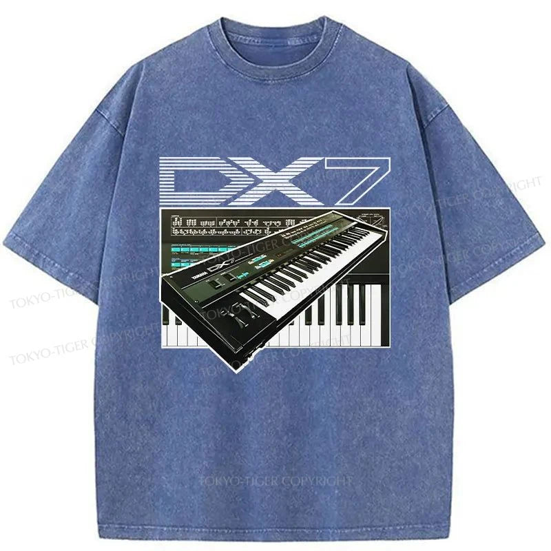 Tokyo-Tiger Yamaha DX7 Japan Washed T-Shirt