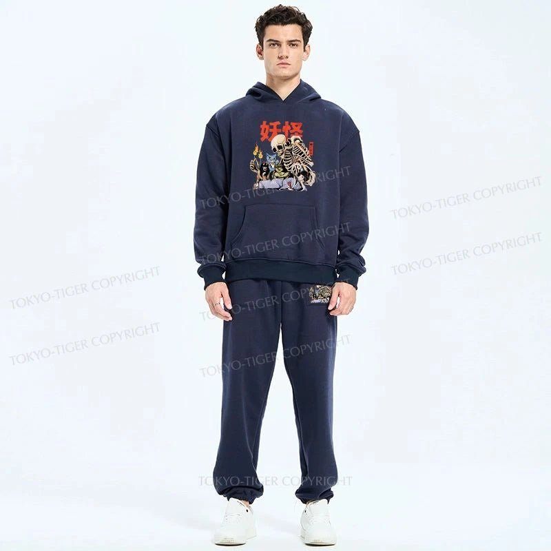 Tokyo-Tiger The Yokai Club Fleece Lined Hoodie Set