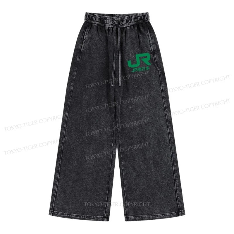 Tokyo-Tiger East Japan Railway Company Washed Sweatpants