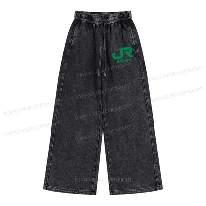 Tokyo-Tiger East Japan Railway Company Washed Sweatpants