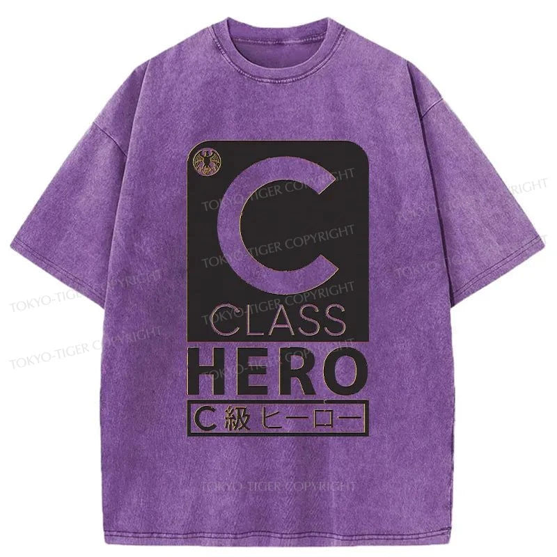 Tokyo-Tiger C Class Hero Faction Japanese Washed T-Shirt