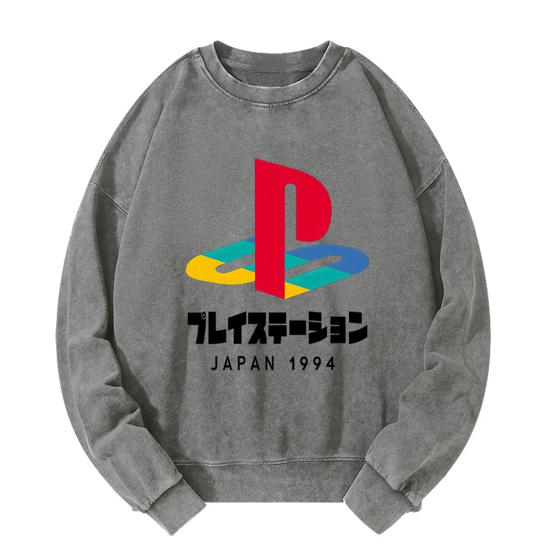 Tokyo-Tiger Playstation Japan 1994 Washed Sweatshirt