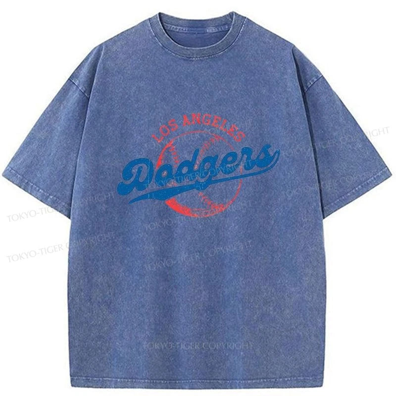 Tokyo-Tiger Ohtani 17-Retro-Dodgers Washed T-Shirt