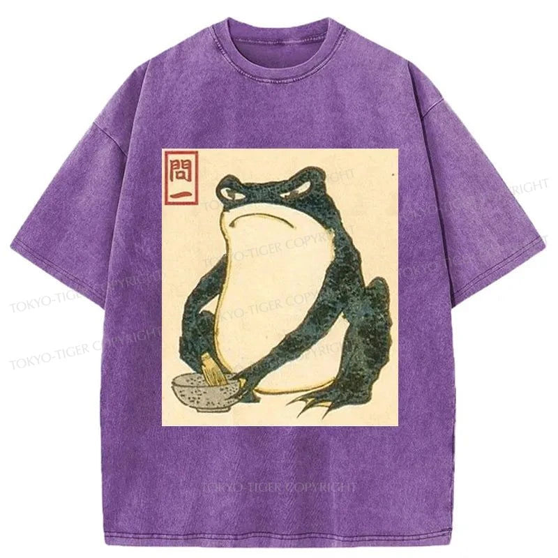 Tokyo-Tiger Matsumoto Hoji Japanese Frog Washed T-Shirt