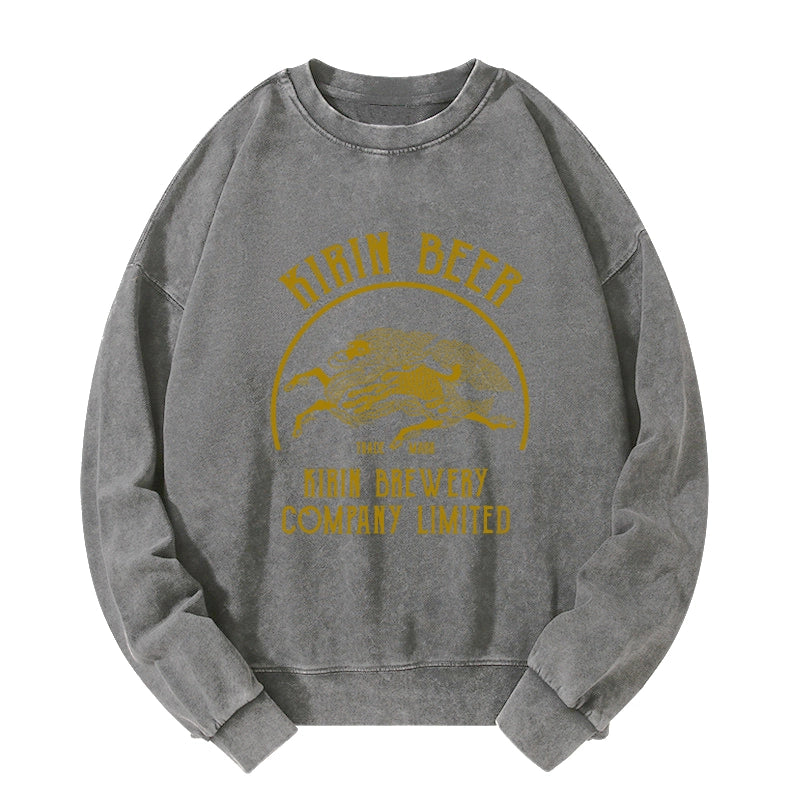 Tokyo-Tiger Kirin Beer Company Washed Sweatshirt