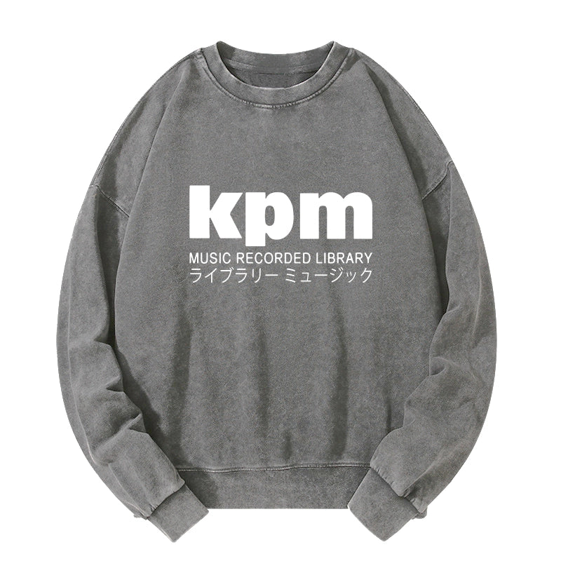 Tokyo-Tiger KPM Music Washed Sweatshirt