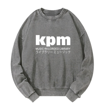 Tokyo-Tiger KPM Music Washed Sweatshirt