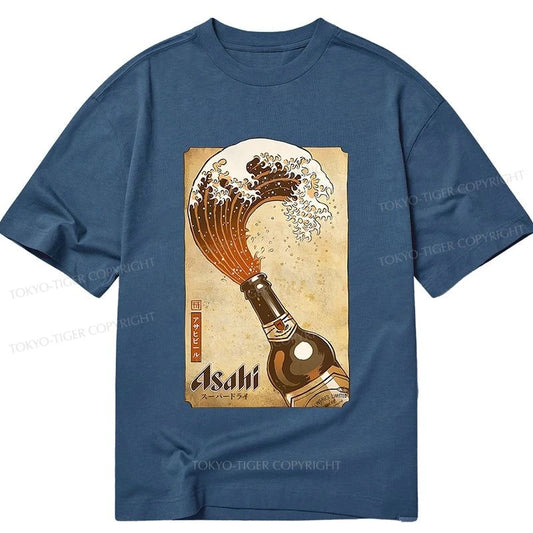 Tokyo-Tiger Asahi Logo Japanese Classic T-Shirt