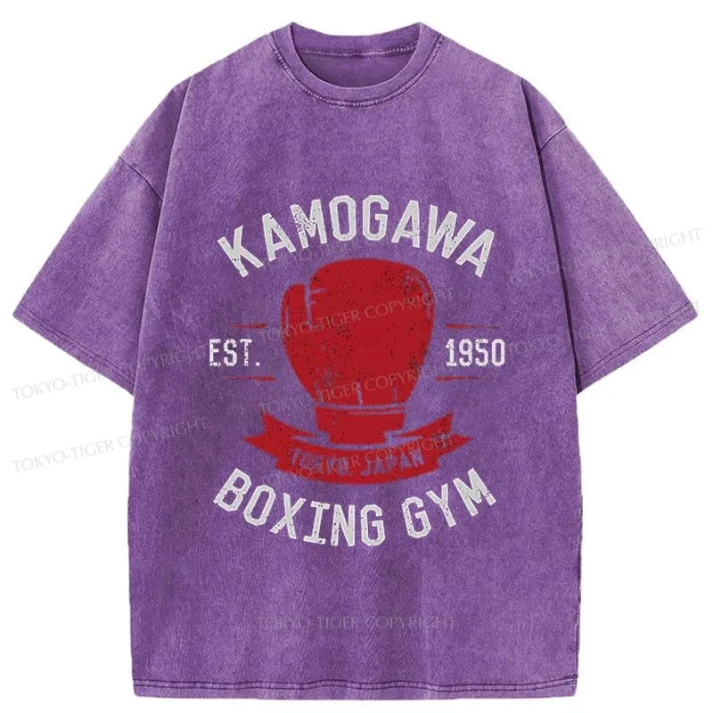 Tokyo-Tiger Kamogawa Boxing Gym Washed T-Shirt