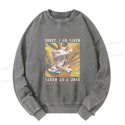 Tokyo-Tiger The Tragic Frog Japanese Washed Sweatshirt