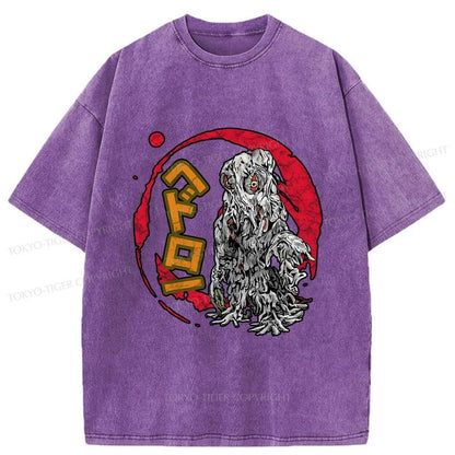 Tokyo-Tiger Smog Monster Japanese Washed T-Shirt