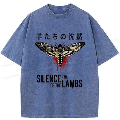 Tokyo-Tiger Ghost Moth Japanese Washed T-Shirt