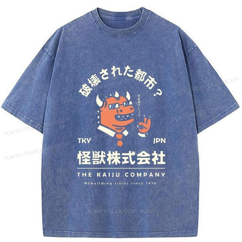 Tokyo-Tiger THE KAIJU COMPANY Monster Washed T-Shirt