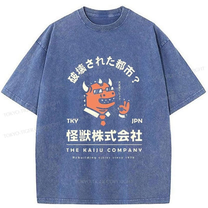 Tokyo-Tiger THE KAIJU COMPANY Monster Washed T-Shirt