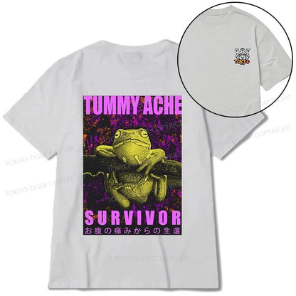 Tokyo-Tiger A Frog With Stomachache Front Back Classic T-Shirt