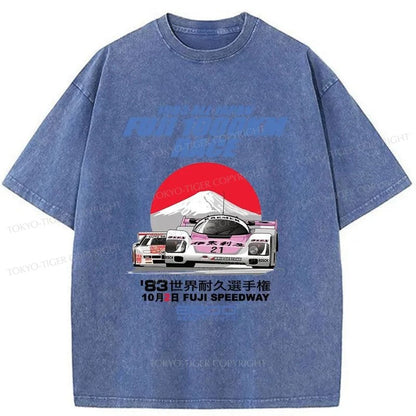 Tokyo-Tiger 1983 Fuji 1000km Race Washed T-Shirt