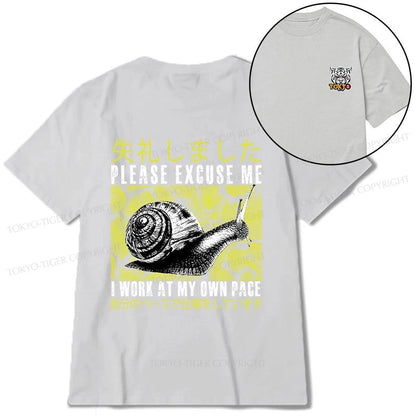 Tokyo-Tiger Snails That Work According To Their Own Rules Front Back Classic T-Shirt