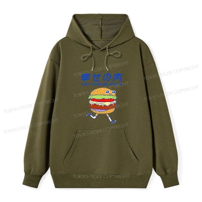 Tokyo-Tiger Tokyo Burger Run Japanese Classic Hoodie