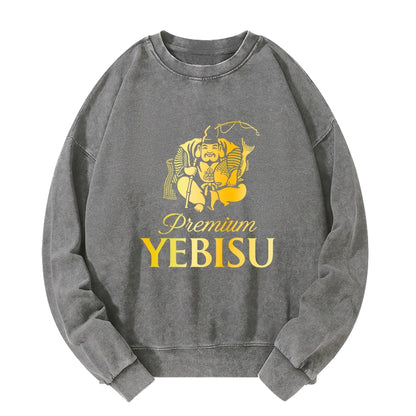 Tokyo-Tiger Yebisu Beer Golden Washed Sweatshirt