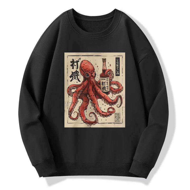 Tokyo-Tiger Osaka Saké Octopus Sweatshirt