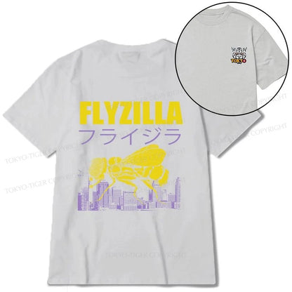 Tokyo-Tiger Giant Fly Japanese Front Back Classic T-Shirt