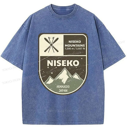 Tokyo-Tiger Niseko Hokkaido Japanese Washed T-Shirt