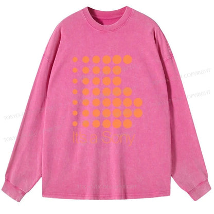 Tokyo-Tiger It's A Sony Washed Long Sleeve T-Shirt