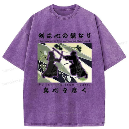 Tokyo-Tiger Kendo Japan Washed T-Shirt