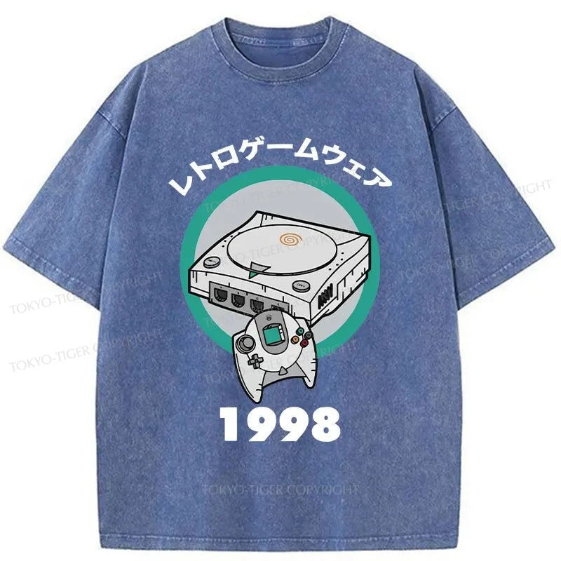 Tokyo-Tiger Dreamcast Japanese Washed T-Shirt