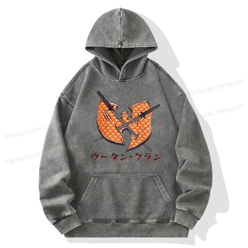 Tokyo-Tiger Wu Tang Japanese Washed Hoodie