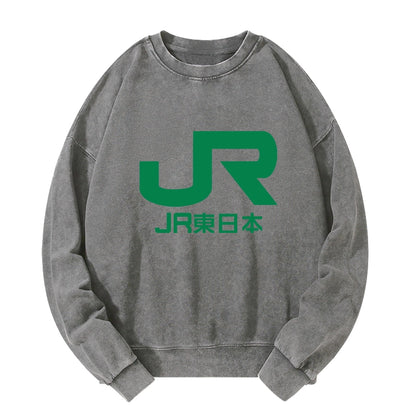 Tokyo-Tiger East Japan Railway Company Washed Sweatshirt