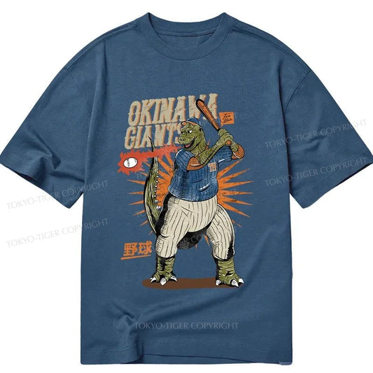 Tokyo-Tiger OKINAWA GIANTS Dinosaur Classic T-Shirt