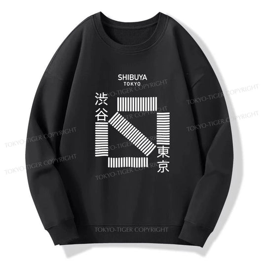 Tokyo-Tiger Japanese Shibuya Crossing Sweatshirt