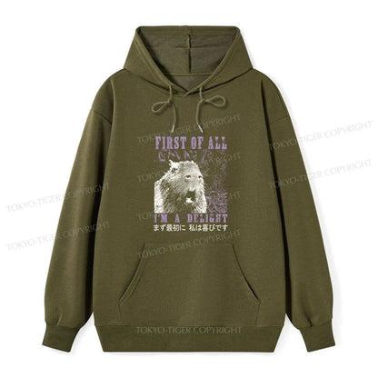 Tokyo-Tiger First Of All I'm A Delight Classic Hoodie