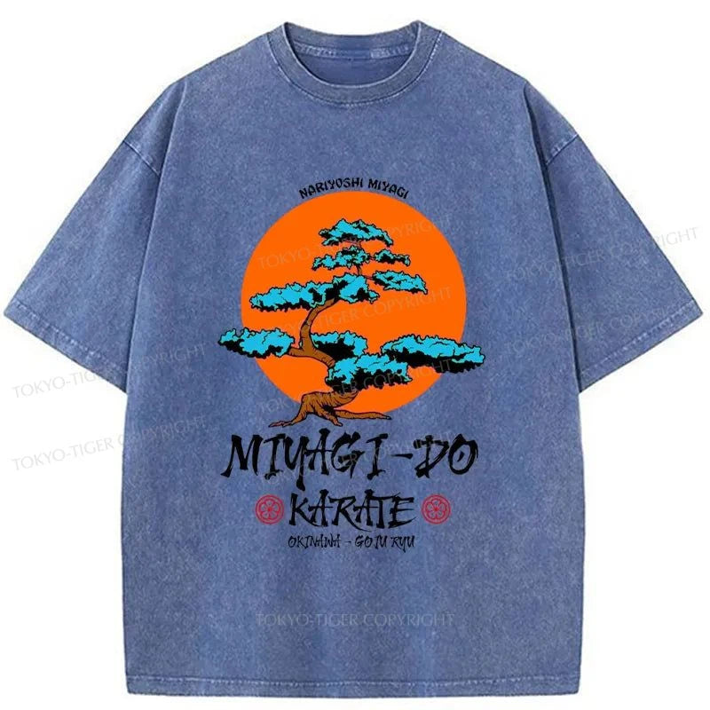 Tokyo-Tiger Miyagi-do Karate Japan Washed T-Shirt