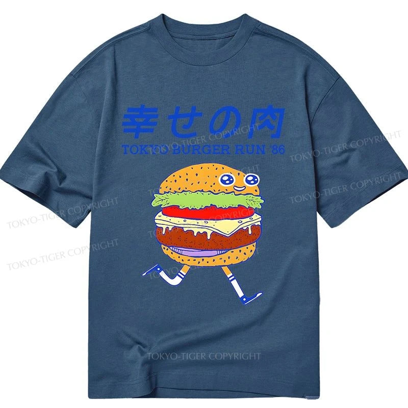 Tokyo-Tiger Tokyo Burger Run Japanese Classic T-Shirt