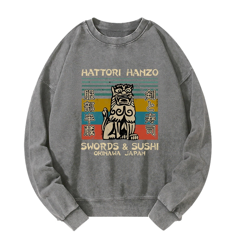 Tokyo-Tiger Hattori Hanzo Washed Sweatshirt