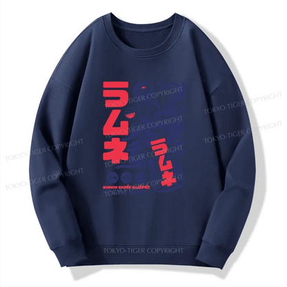 Tokyo-Tiger Ramune Print Japanese Sweatshirt